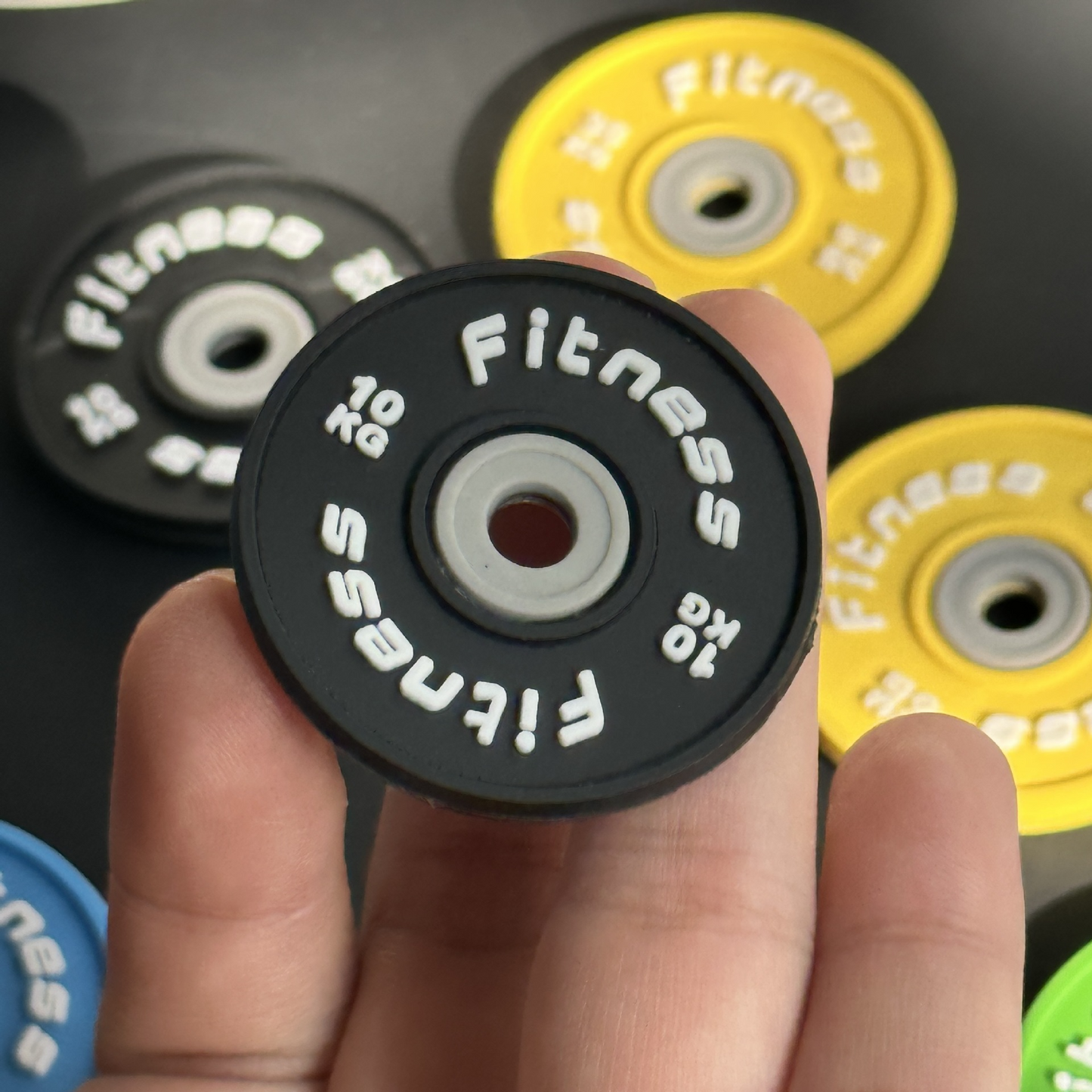 Mini Barbell Keychain – YNG EDITION –